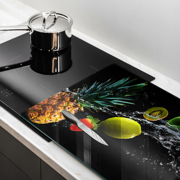 Glas Ceranfeldabdeckung Früchte im Wasser