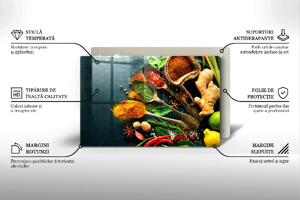 Glas Ceranfeldabdeckung Küchengewürzlöffel