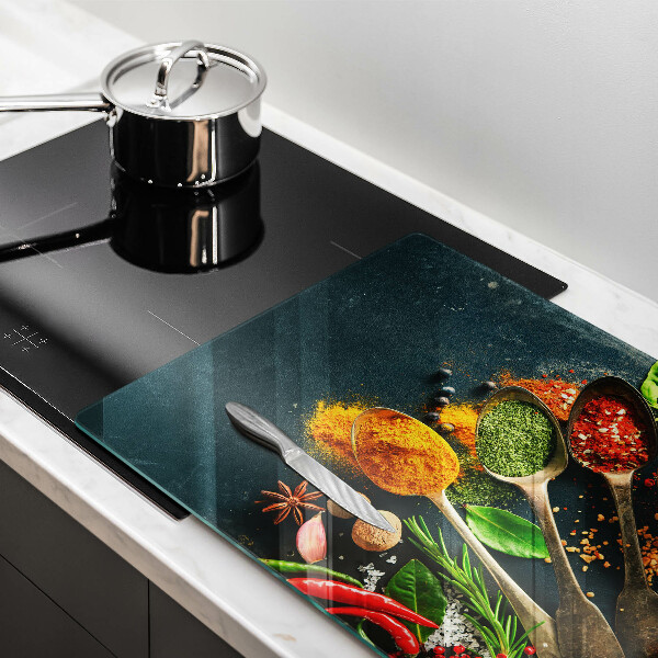 Glas Ceranfeldabdeckung Küchengewürzlöffel