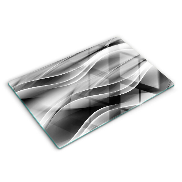 Glas Ceranfeldabdeckung Abstraktion sanfte Linien