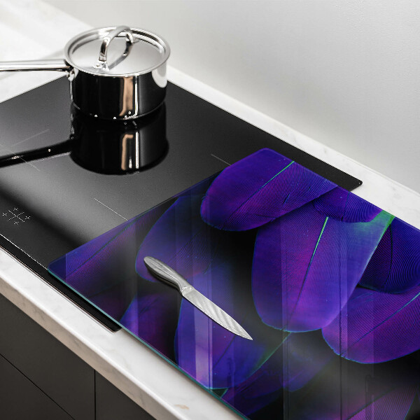 Glas Ceranfeldabdeckung Neonfedern