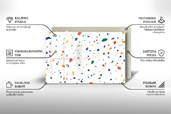 Glas Ceranfeldabdeckung Buntes Steinzeug