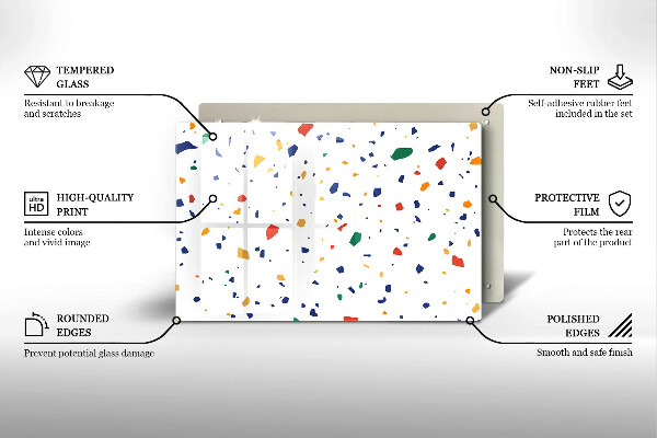 Glas Ceranfeldabdeckung Buntes Steinzeug