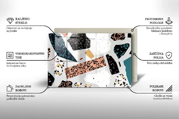 Glas Ceranfeldabdeckung Steingut