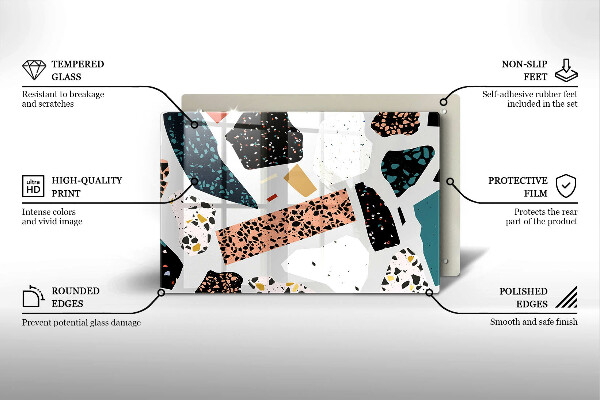 Glas Ceranfeldabdeckung Steingut