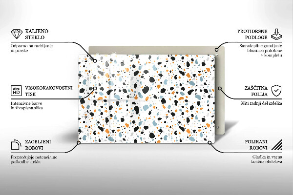 Glas Ceranfeldabdeckung Dekoratives Steinzeug