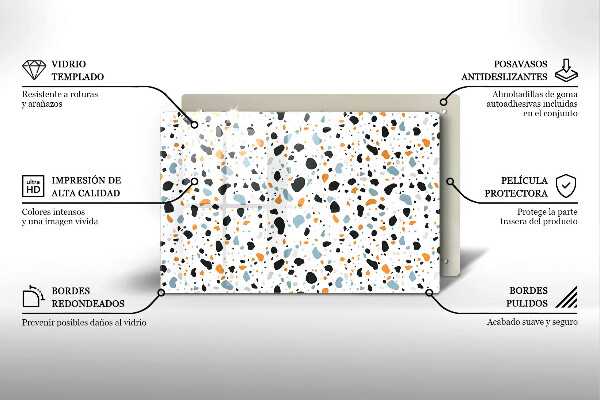 Glas Ceranfeldabdeckung Dekoratives Steinzeug
