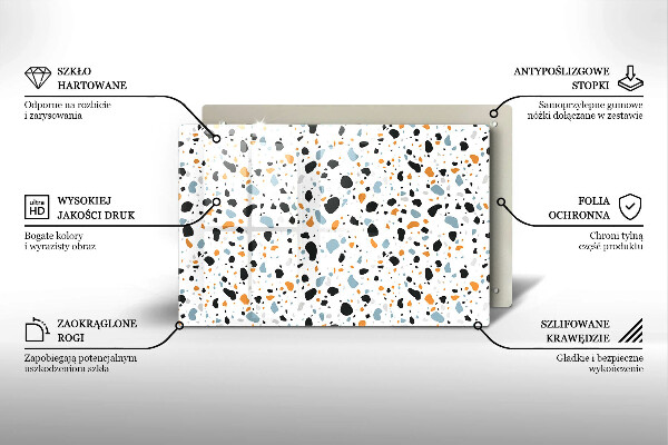 Glas Ceranfeldabdeckung Dekoratives Steinzeug
