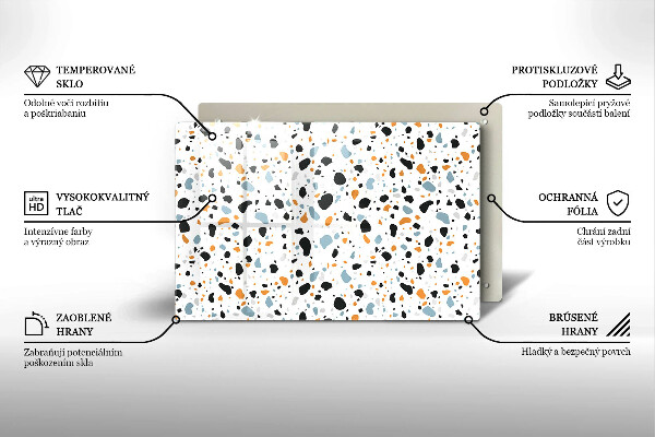 Glas Ceranfeldabdeckung Dekoratives Steinzeug