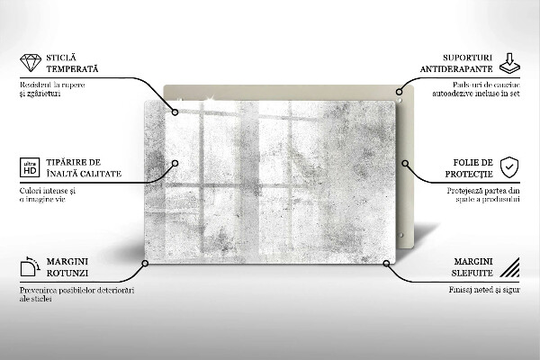 Glas Ceranfeldabdeckung Betonstruktur