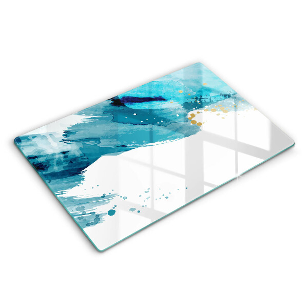 Glas Ceranfeldabdeckung Blaue Flecken