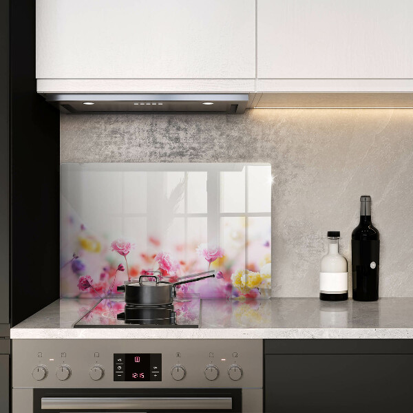 Glas Ceranfeldabdeckung Blumenwiese