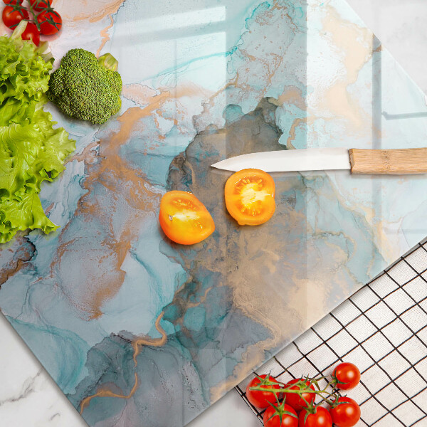 Glas Ceranfeldabdeckung Marmorabstraktion