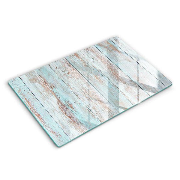 Glas Herdabdeckplatte Alte Vintage-Bretter