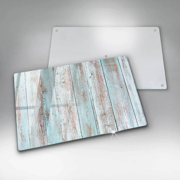 Glas Herdabdeckplatte Alte Vintage-Bretter