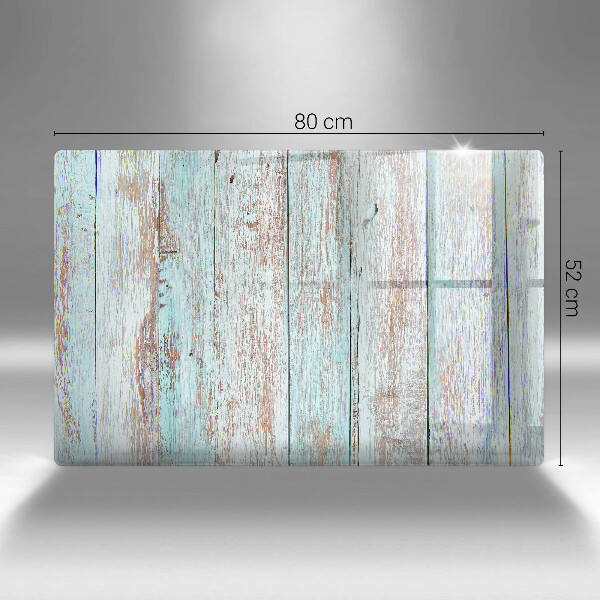 Glas Herdabdeckplatte Alte Vintage-Bretter