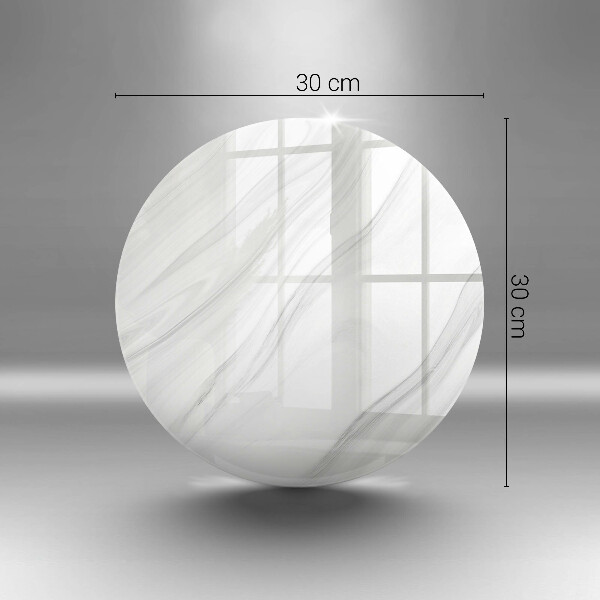 Glas Ceranfeldabdeckung Spritzschutz Zarter Marmor