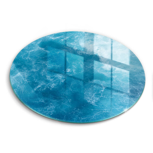 Glas Ceranfeldabdeckung Blaues Wasser