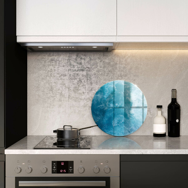 Glas Ceranfeldabdeckung Blaues Wasser