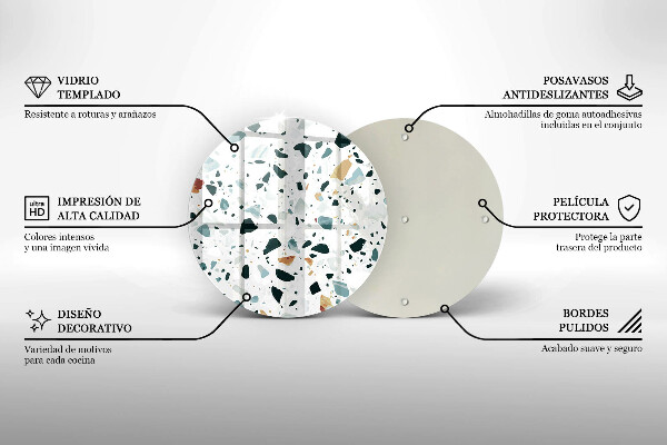 Glas Herdabdeckplatte Helles Steinzeug