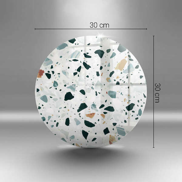 Glas Herdabdeckplatte Helles Steinzeug