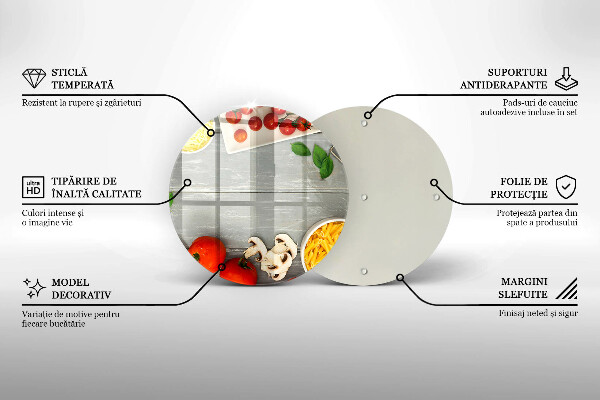 Glas Herdabdeckplatte Küchenessen