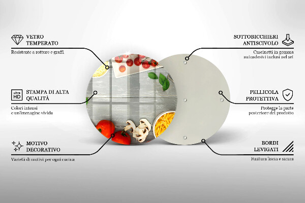 Glas Herdabdeckplatte Küchenessen