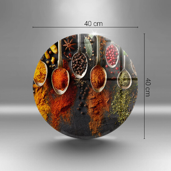 Glas Ceranfeldabdeckung Löffel mit Gewürzen