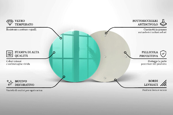 Glas Herdabdeckplatte Grüne Farbe