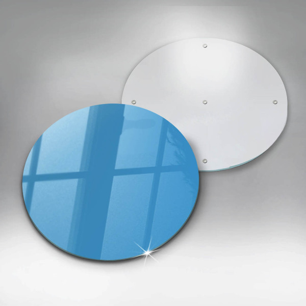 Glas Herdabdeckplatte Blaue Farbe