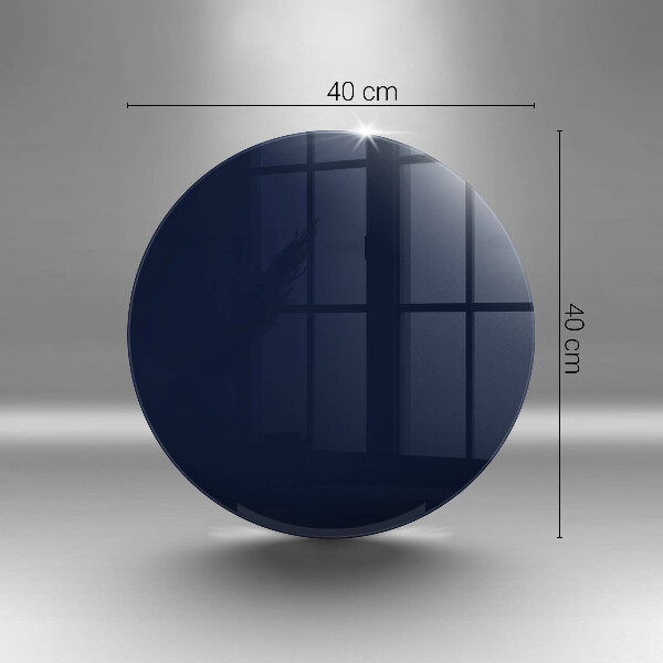 Glas Herdabdeckplatte Navy blau