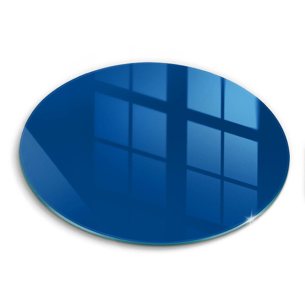 Glas Herdabdeckplatte Blaue Farbe