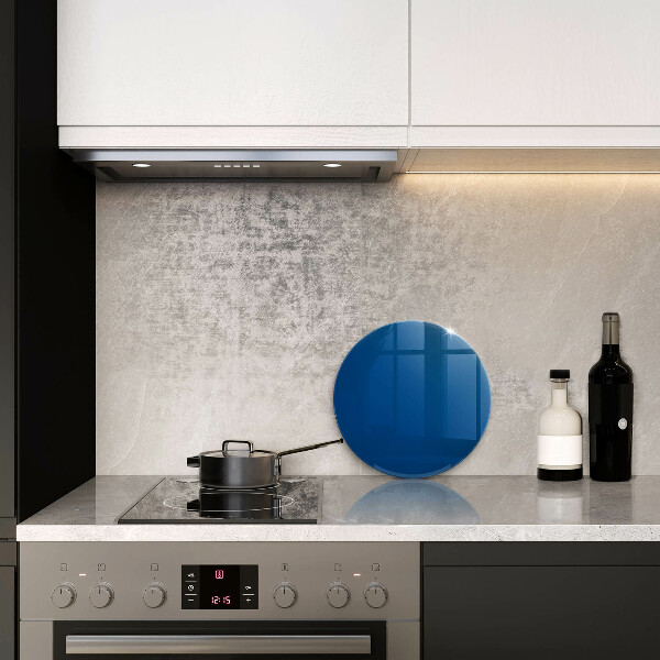 Glas Herdabdeckplatte Blaue Farbe