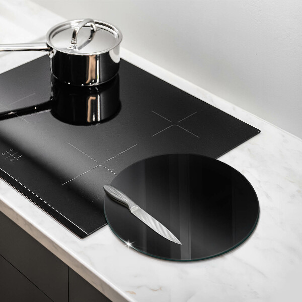 Glas Herdabdeckplatte Schwarze Farbe