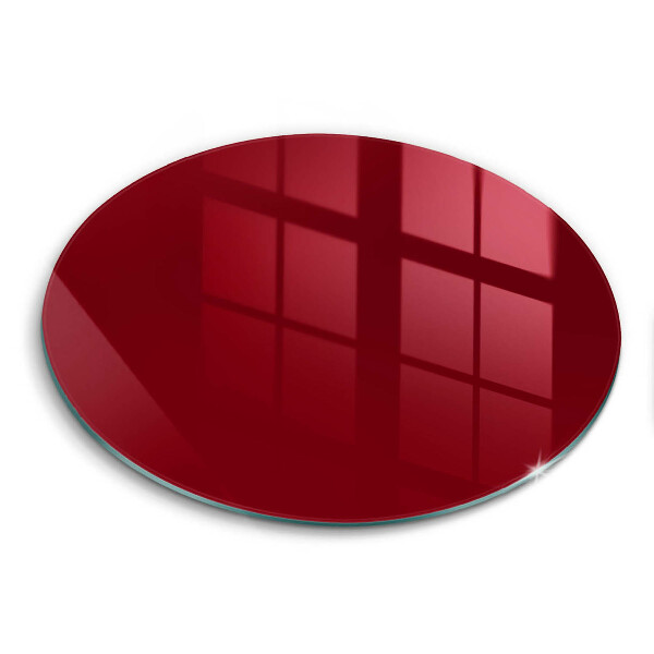 Glas Herdabdeckplatte weinrote Farbe