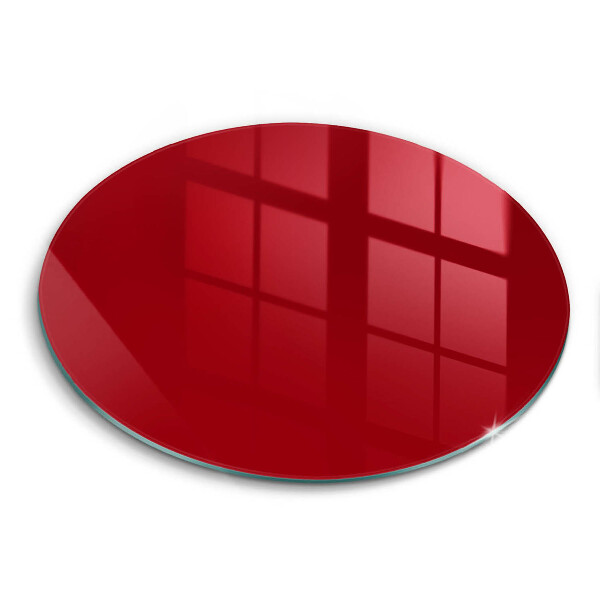 Glas Herdabdeckplatte rote Farbe