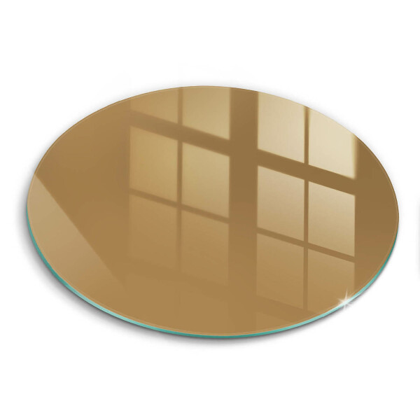 Glas Herdabdeckplatte Beige Farbe