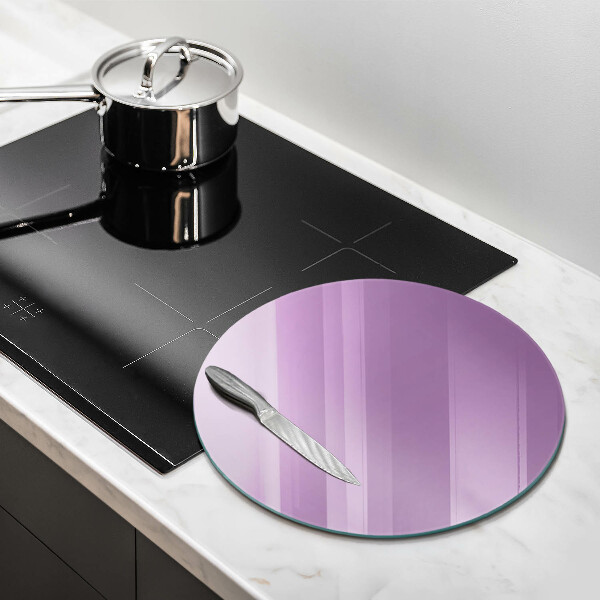 Glas Herdabdeckplatte Violette Farbe