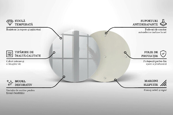 Glas Herdabdeckplatte Graue Farbe