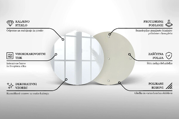 Glas Herdabdeckplatte weiße Farbe