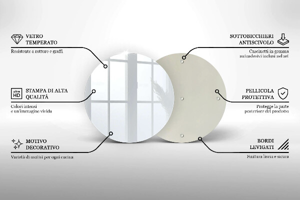 Glas Herdabdeckplatte weiße Farbe
