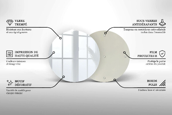 Glas Herdabdeckplatte weiße Farbe