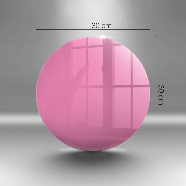 Glas Herdabdeckplatte Pinke Farbe