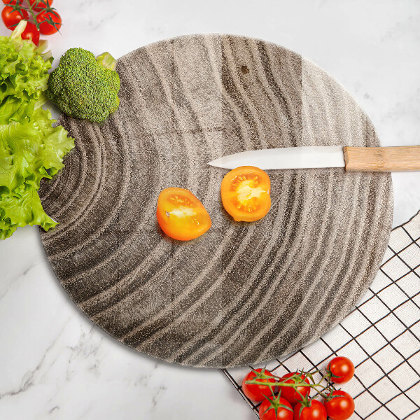 Glas Ceranfeldabdeckung Spritzschutz Holzringe