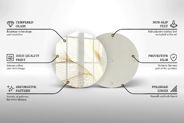 Glas Herdabdeckplatte Modernes Linienmuster