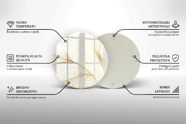Glas Herdabdeckplatte Modernes Linienmuster