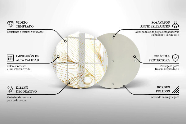 Glas Herdabdeckplatte Modernes Linienmuster