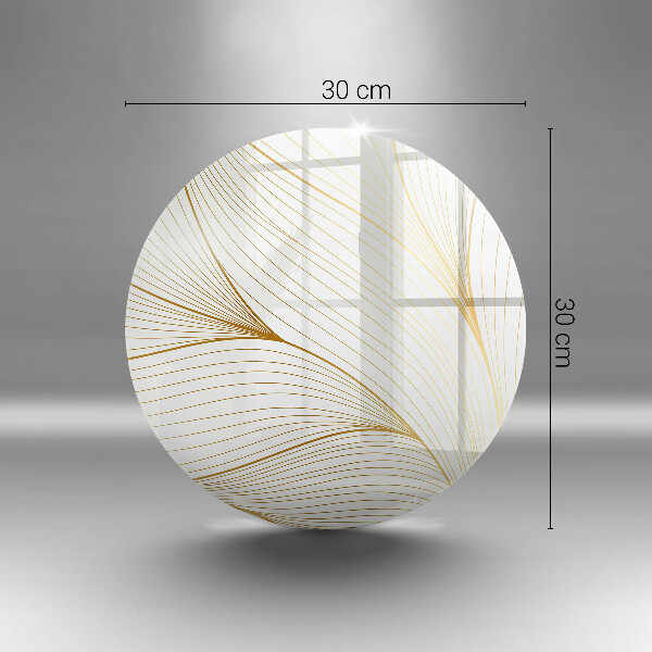 Glas Herdabdeckplatte Modernes Linienmuster