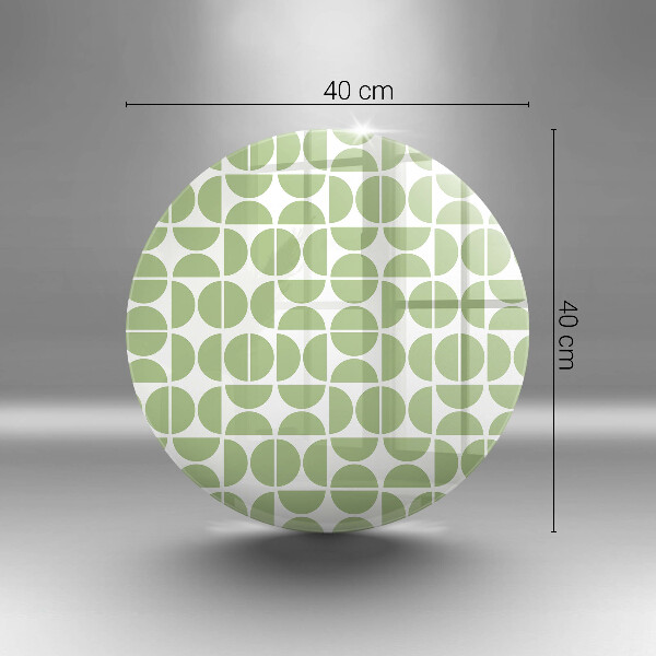 Glas Herdabdeckplatte Muster aus Boho-Formen