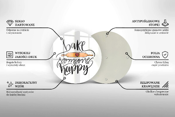 Glas Herdabdeckplatte Jemandem eine Freude machen